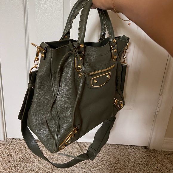 Balenciaga Velo Classic Metallic Edge Bag Leather - Picture 4 of 16